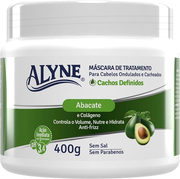 Alyne Máscara de Tratamento Cachos Definidos 400 g