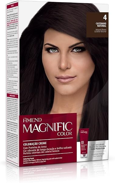Amend Kit Coloração em Creme Magnific Color 4 Castanho Natural