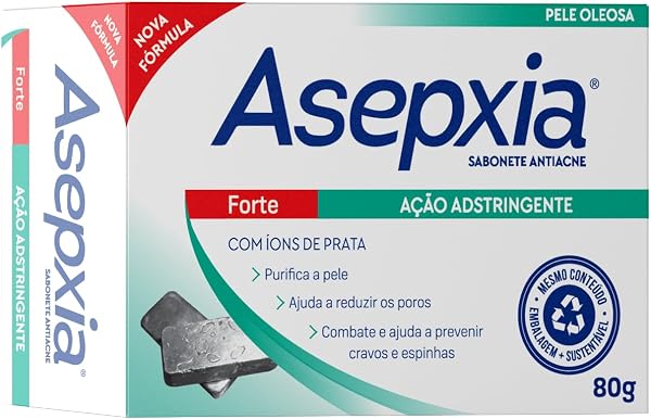 Asepxia Sabonete Facial Forte