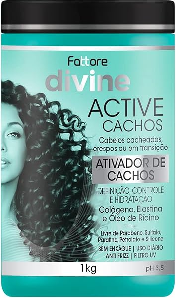 Ativador de Cachos Fattore Divine Active