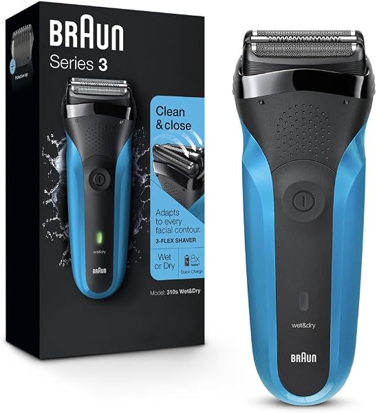 Barbeador Elétrico Braun Série 3 310s