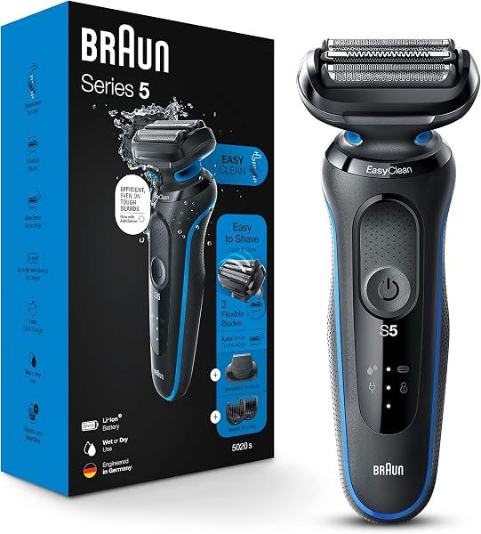 Barbeador Elétrico Braun Série 5 5020 com Aparador de Barba