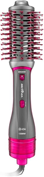 Britânia Escova Secadora BES26SR 4 em 1 1300W Prata e rosa