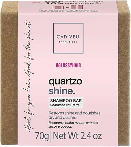 CADIVEU Shampoo em Barra Rosa Quartzo Essentials 70 g