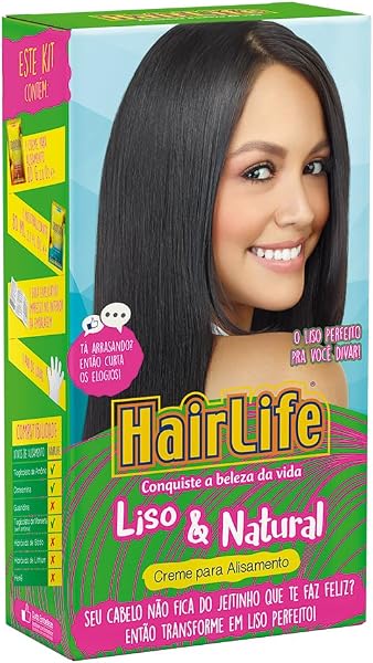 Creme Alisante Liso e Natural Kit, Hairlife