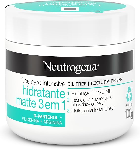 Creme Hidratante Facial Matte 3 em 1 Neutrogena
