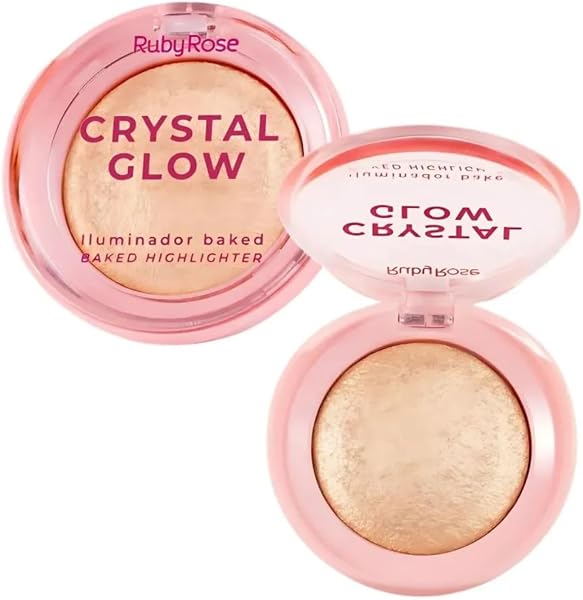 Crystal Glow Iluminador Baked Solar Flare Ruby Rose