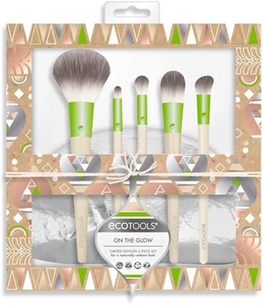 EcoTools Kit Vibes de Pincéis de Maquiagem com Bolsa de Viagem