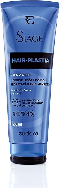 Eudora Siàge Hair-Plastia Shampoo 250ml, Azul
