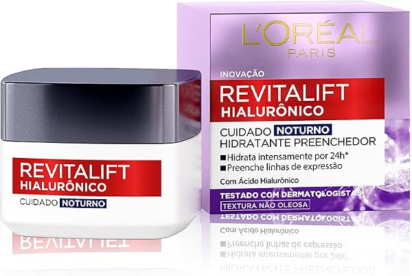 L'Oréal Paris Revitalift Hialurônico Creme Facial Noturno