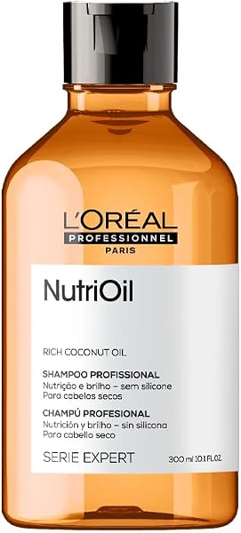 L’Oréal Professionnel NutriOil Shampoo de Nutrição Intensa com Óleo de Coco, 300 ml