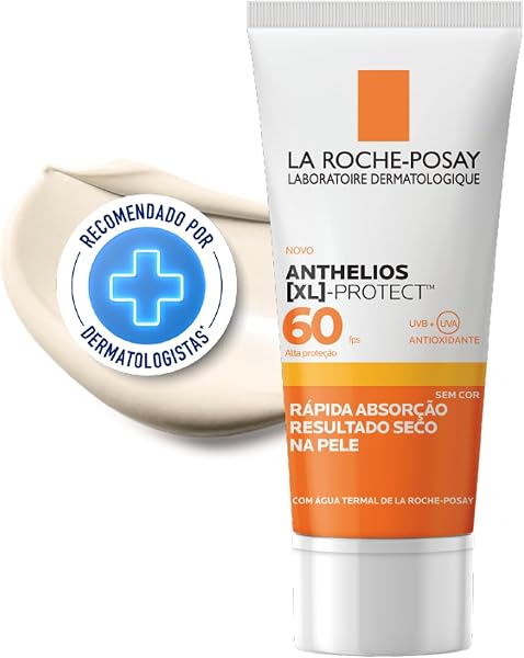 La Roche-Posay Protetor Solar Facial FPS 60 Gel Creme Oil-Free, Anthelios XL Protect 40g