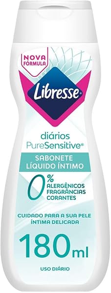 Libresse Pure Sensitive Sabonete Líquido Íntimo 180 ml