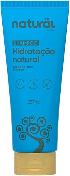 NATURAL Shampoo com Óleo de Coco e Argan