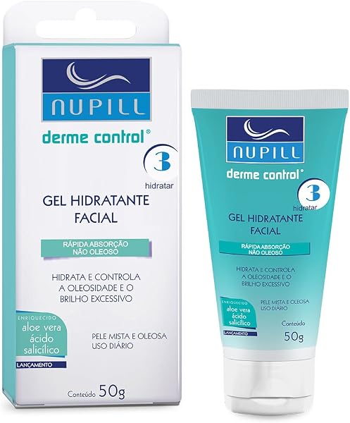 Nupill Gel Hidratante Facial Derme Control 50g