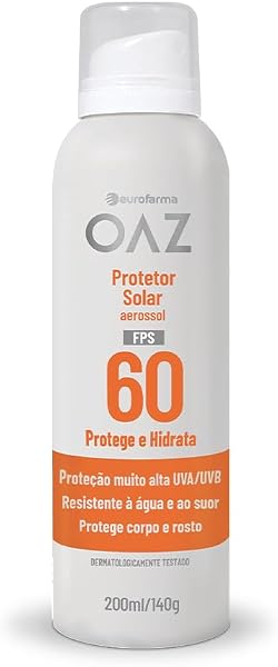 OAZ Protetor Solar Corporal Aerossol FPS 60 200ml
