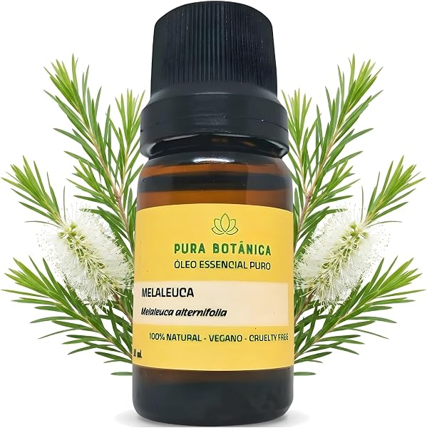 Óleo Essencial de Melaleuca Tea Tree 10 ml - Pura Botânica