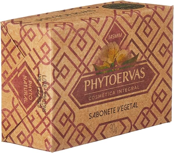 Phyto Sabonete Barra Vegano Jasmim 90 g