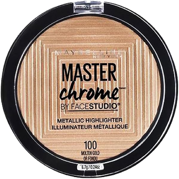 Pó Iluminador Maybelline NY Master Chrome Molten Gold
