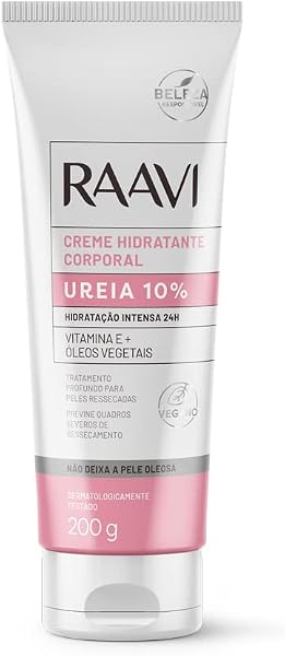 Raavi Creme Hidratante Corporal Ureia 10% Spa Care 200g