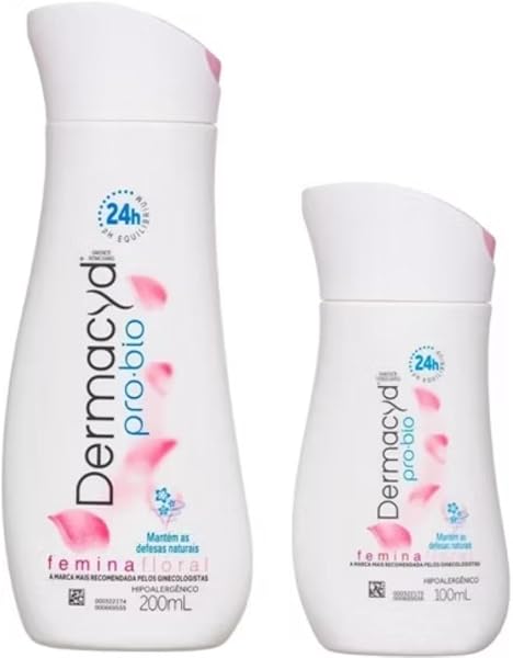 Sabonete Íntimo Dermacyd Femina Floral, Duas Unidades 200ml + 100ml
