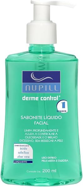 Sabonete Líquido Facial Nupill Derme Control 200 ml