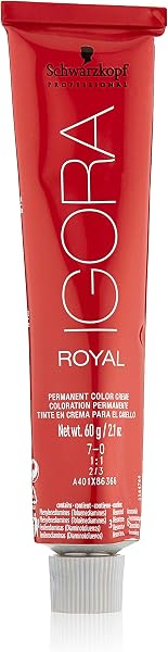 Schwarzkopf Igora Royal 7-0 Loiro Médio Natural 60 g