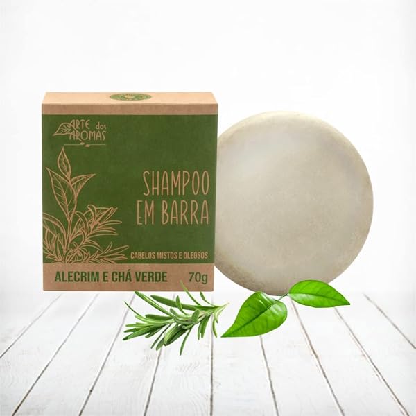 Shampoo Barra Sólido Alecrim Arte dos Aromas 70 g