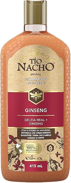 Tío Nacho Ginseng Shampoo Antiqueda Natural 415 ml