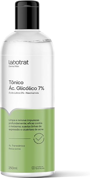 Tônico Facial Ác. Glicólico 7% Dermo Skin 250 ml