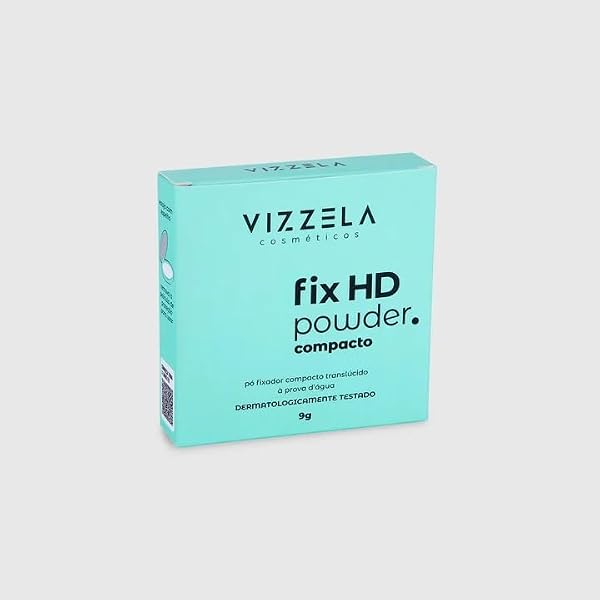 Vizzela Fix HD Powder Compacto Translúcido Universal 9g