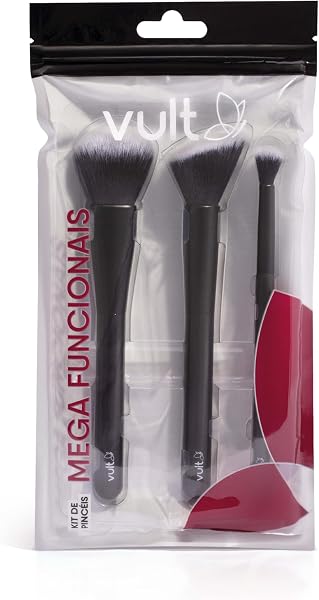 Vult Kit de Pincéis de Maquiagem Mega Funcionais